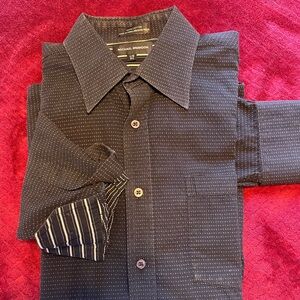 Michael Brandon Dark Gray Men's Dress Shirt